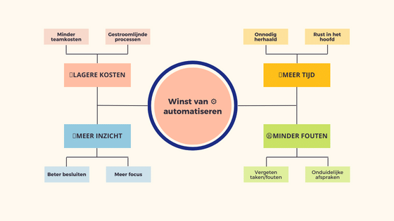 overzicht winst van automatiseren